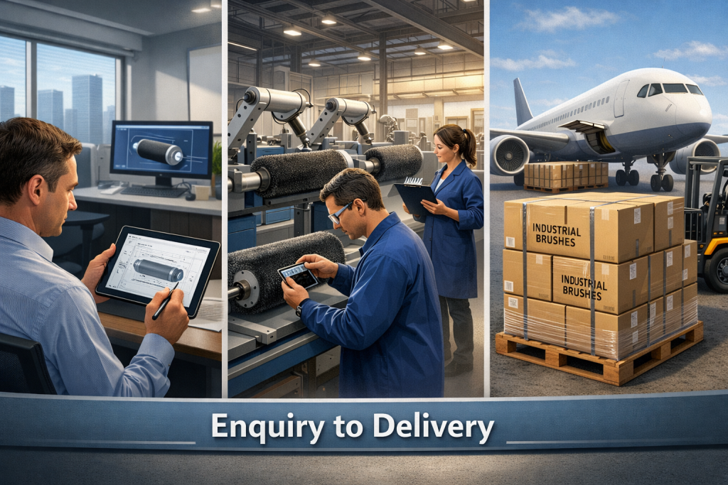 Aviva brushes - Working with an Industrial Brush Supplier: Enquiry to Delivery